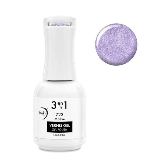 Looky Vernis Gel 3 en 1 #723 Maève (Collection Disco Fluo) (EXCLUSIVITÉ WEB)