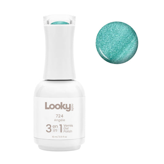 Looky Vernis Gel 3 en 1 #724 Angèle (Collection Disco Fluo)