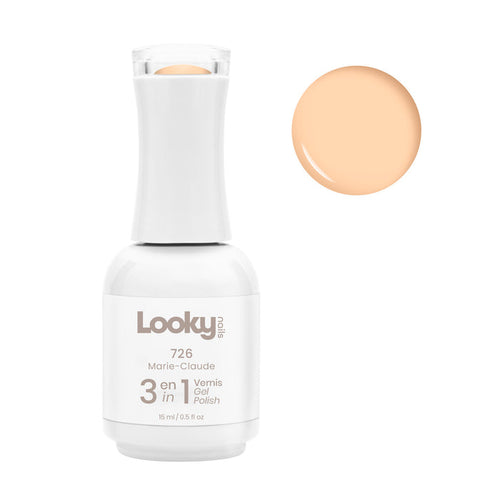 Looky Vernis Gel 3 en 1 #726 Marie-Claude (Collection Sunset)