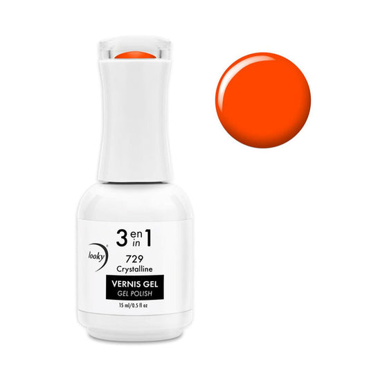 Looky Vernis Gel 3 en 1 #729 Crystalline (Collection Sunset) (EXCLUSIVITÉ WEB)