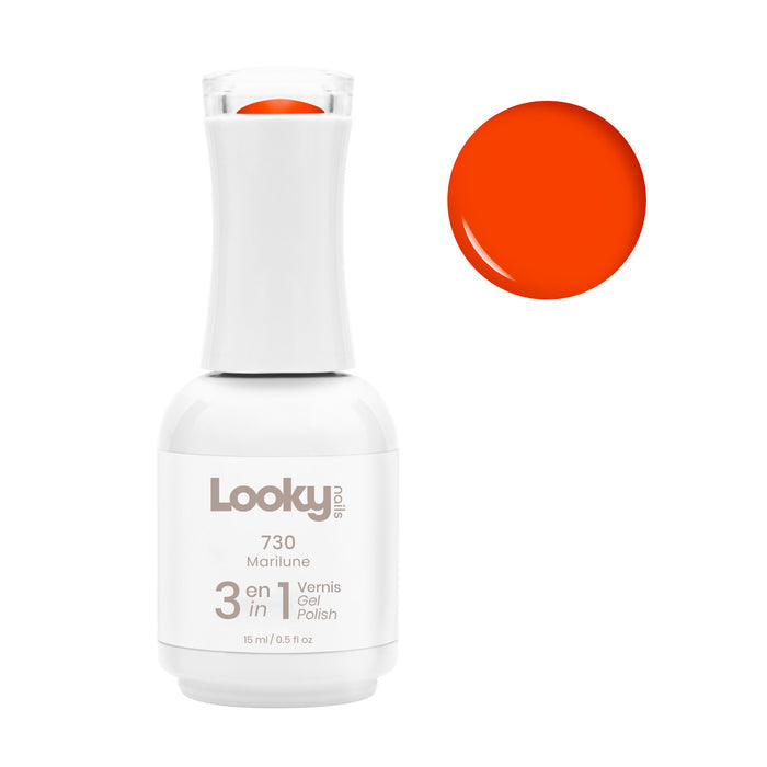 Looky Vernis Gel 3 en 1 #730 Marilune (Collection Sunset)