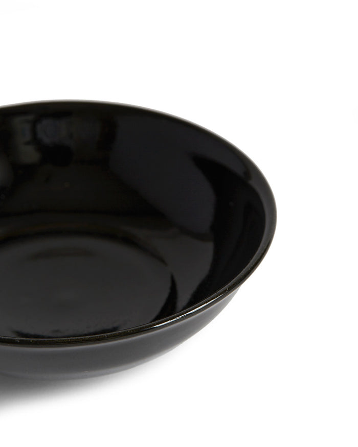 Low Black Bowl
