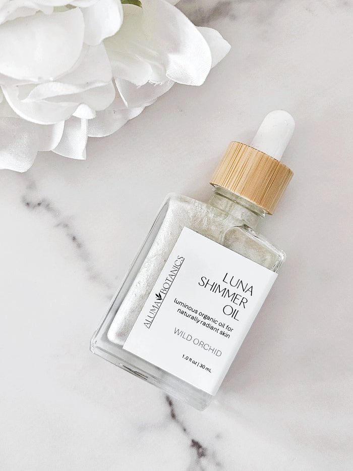 Luna Shimmer Oil | Silver Pearl