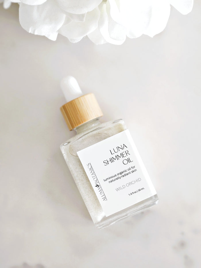 Luna Shimmer Oil | Silver Pearl