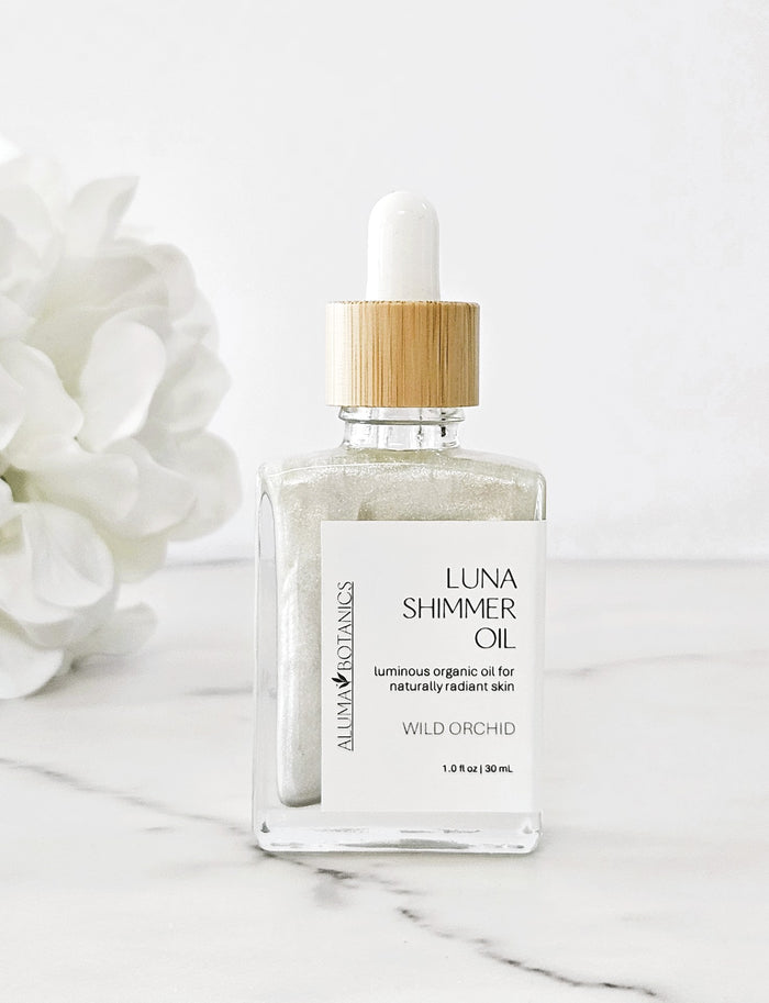 Luna Shimmer Oil | Silver Pearl