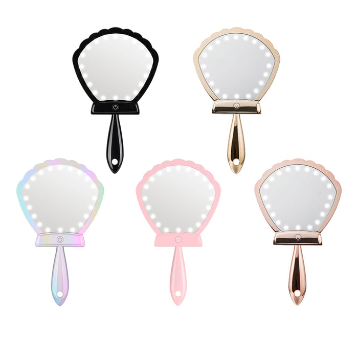 Lurella LED Shell Shock Handheld Mirror - ikatehouse