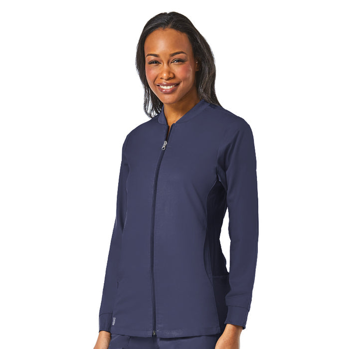 Maevn EON Sporty Mesh Warm-Up Scrub Jacket