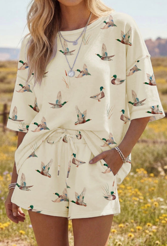 Mallard Duck Short Set