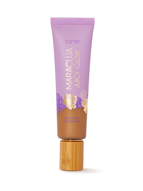 Tarte Maracuja Juicy Glow foundation tube on a white background