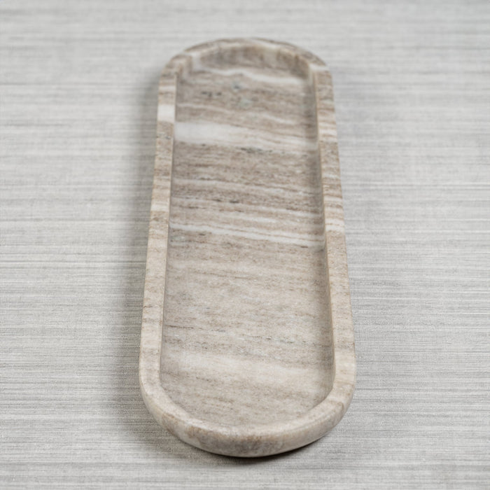 Marble Oval Tray - Decorative Trays by Carlyle Avenue