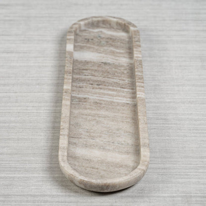 Marble Oval Tray - Decorative Trays by Carlyle Avenue