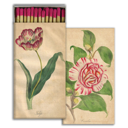 Matches - Watercolor Flowers - Matches by Carlyle Avenue