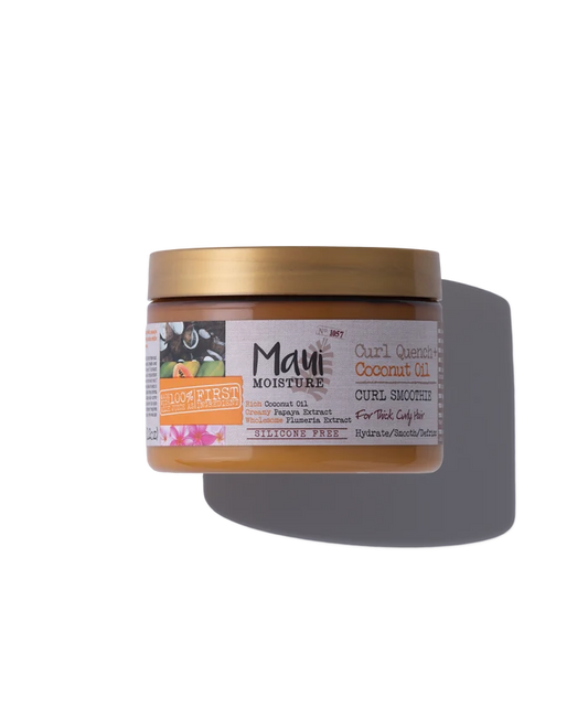 MAUI MOISTURE Curl Quench Coconut OIl Curl Smoothie For Thick Curl Hair