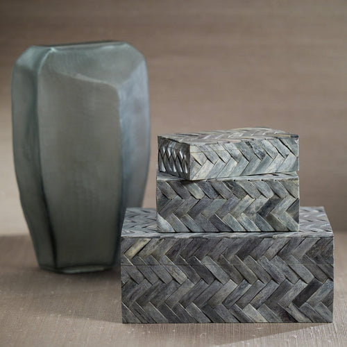 Mayfair Woven Bone Boxes - Picture Frames by Carlyle Avenue