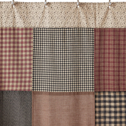 Maisie Patchwork Shower Curtain-Lange General Store