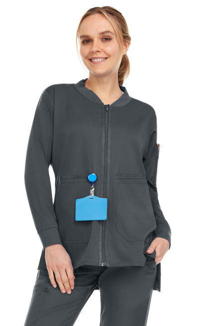 Medichic Elizabeth Zipper Bomber Scrub Jacket