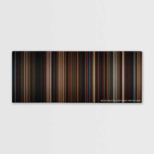Memoirs of a Geisha color palette canvas print: thousands of thin vertical stripes of color