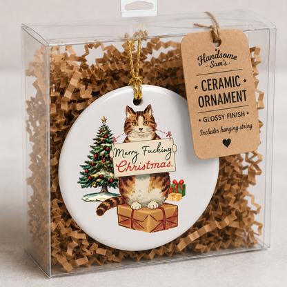 Merry Fucking Christmas Ornament