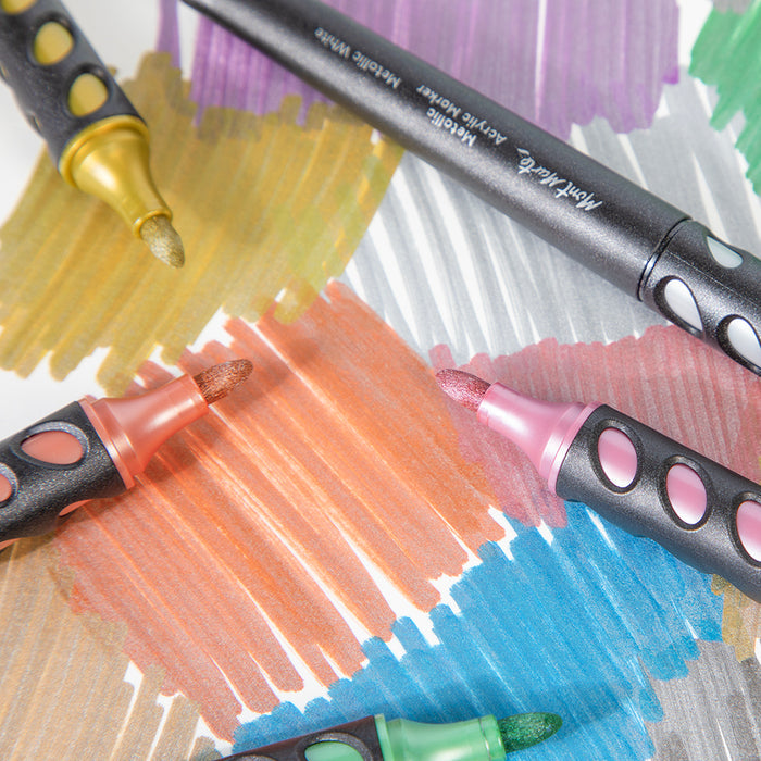 Metallic Acrylic Markers Signature 9pc
