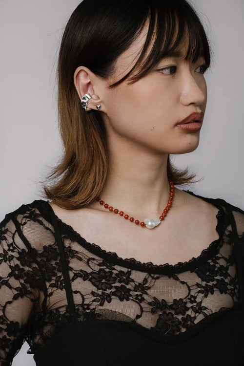 Mila Ii Necklace with Fireball Pearl