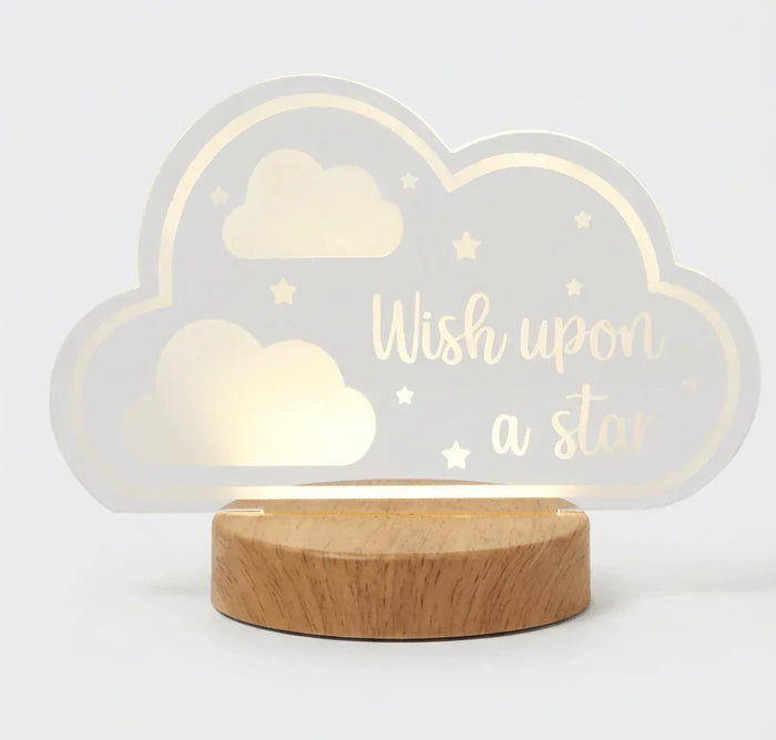 MOON & STARS Wish Upon a Star Night Light - Battery Operated - Happy Bargain Bin