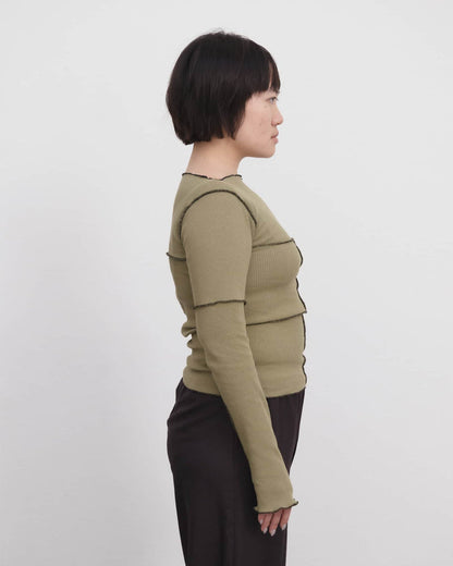 Moss Cinder LS Tee