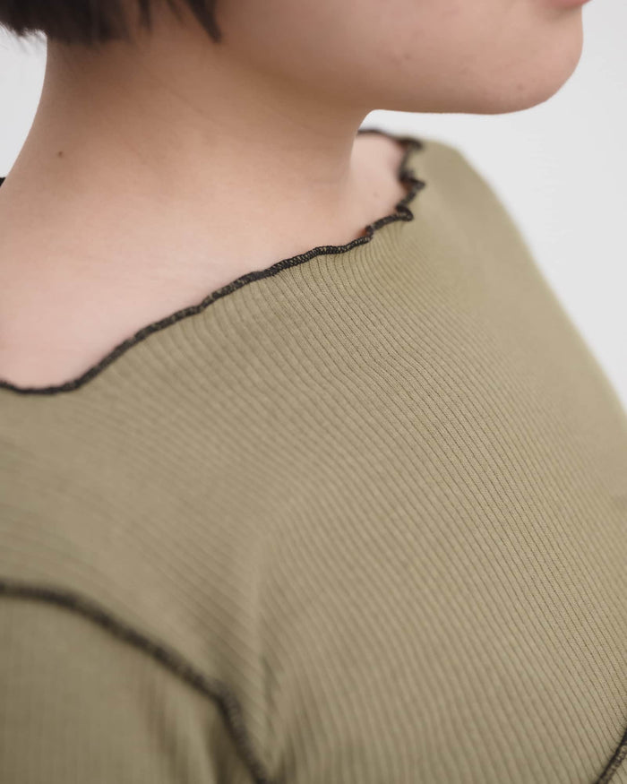 Moss Cinder LS Tee