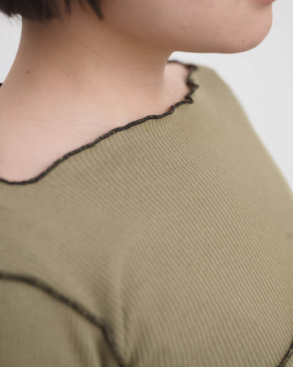 Moss Cinder LS Tee