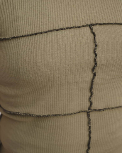 Moss Cinder Turtleneck Tank