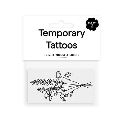 Mountainside Florals Temporary Tattoos