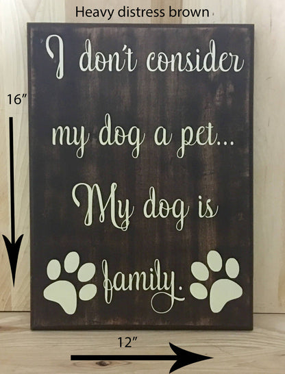 16x12 heavy distress brown wood sign with cream lettering