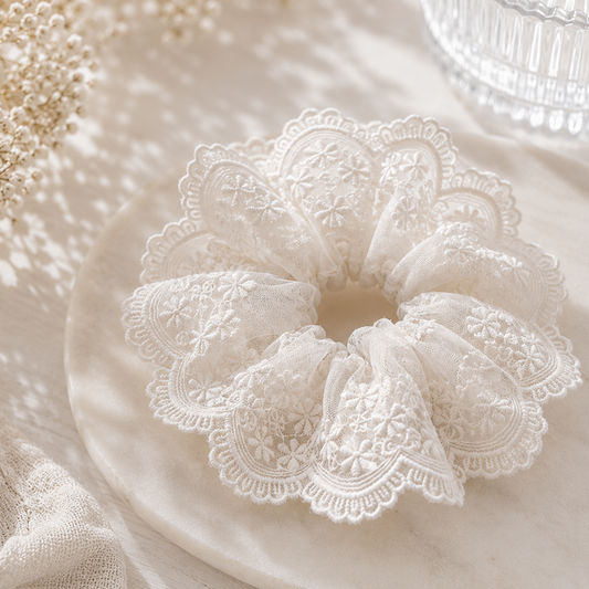 Namiso -  Vlora - Scrunchie - Hvid