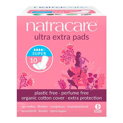 Natracare - bind - 10 stk - SUPER ultra extra