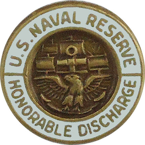 Naval Reserve Honorable Discharge Lapel Pin Lapel Pins