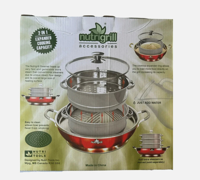 NutriGrill 1200W Electric Tabletop Grill – Korean Table Top Grill for Indoor & Outdoor BBQ - Happy Bargain Bin