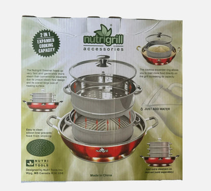 NutriGrill 1200W Electric Tabletop Grill – Korean Table Top Grill for Indoor & Outdoor BBQ - Happy Bargain Bin