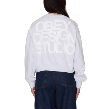 Obey Design Studio Cropped Crewneck