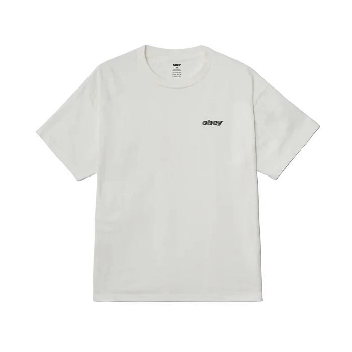Obey Diffusion Pigment Vintage White Tee