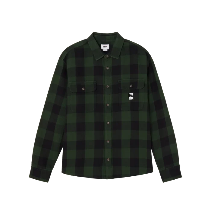Obey Woven Kombu Multi Flannel