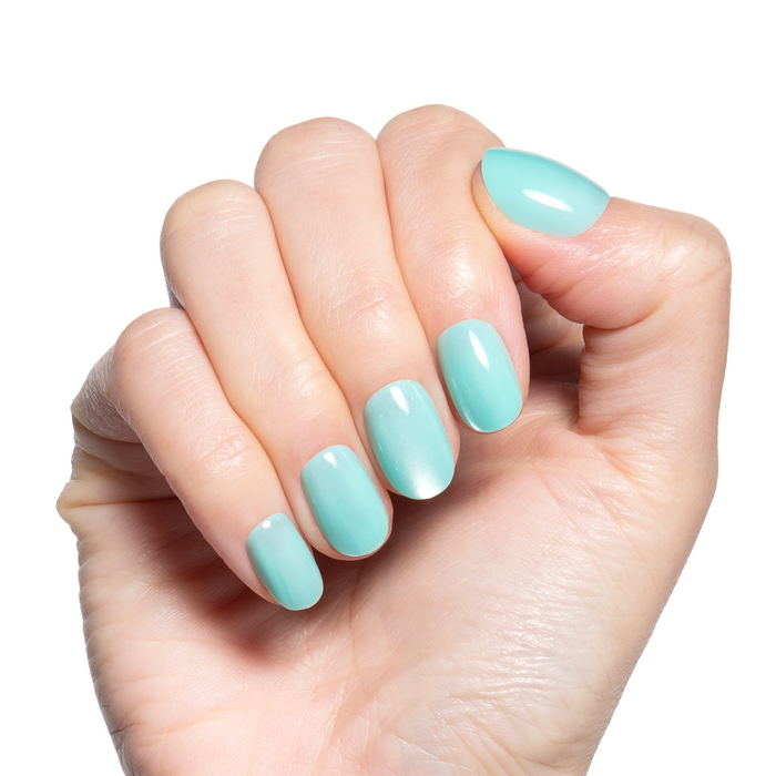 Ocean Velvet - Press On | Extra Short | Round