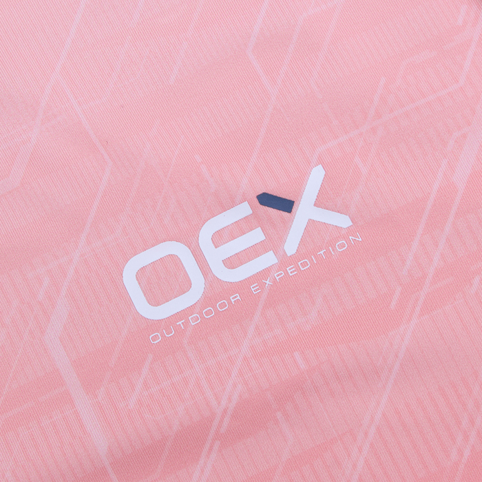 OEX Flash 2.0 T-Shirt - Coral/Light Grey