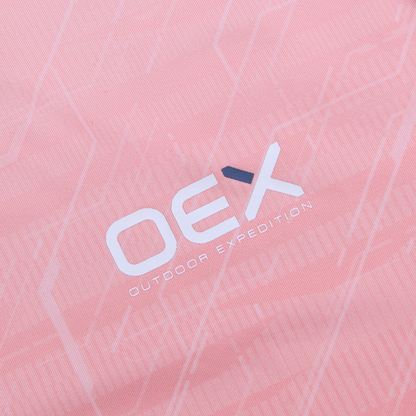 OEX Flash 2.0 T-Shirt - Coral/Light Grey