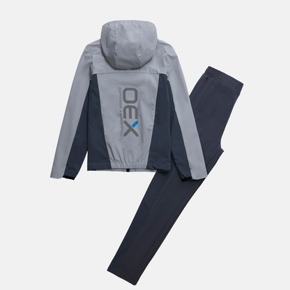 OEX Junior Aspect Tracksuit - Light Grey