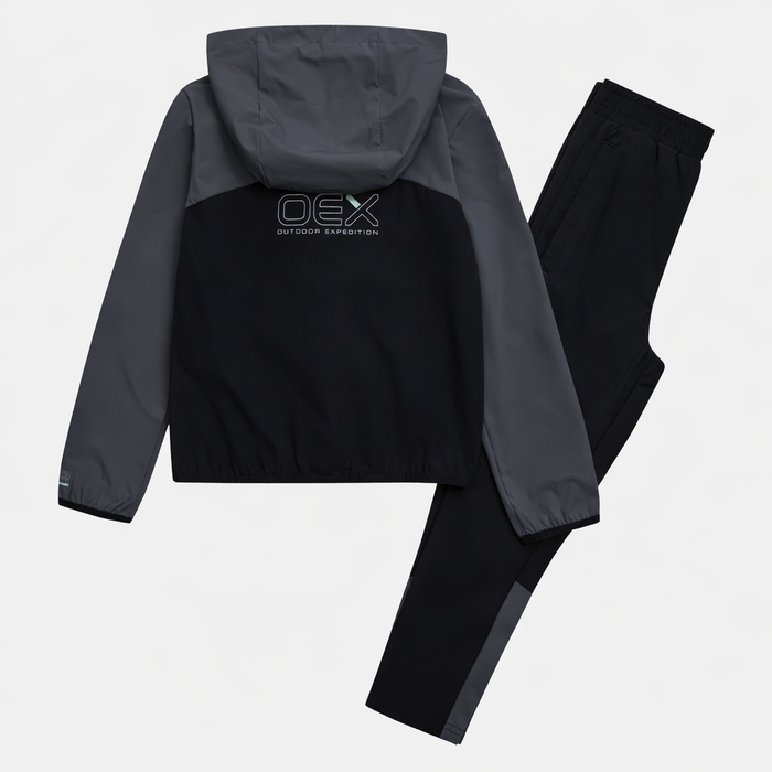 OEX Junior Fell Tracksuit - Charcoal/Black