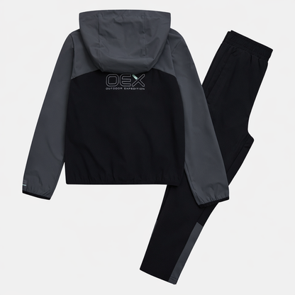 OEX Junior Fell Tracksuit - Charcoal/Black