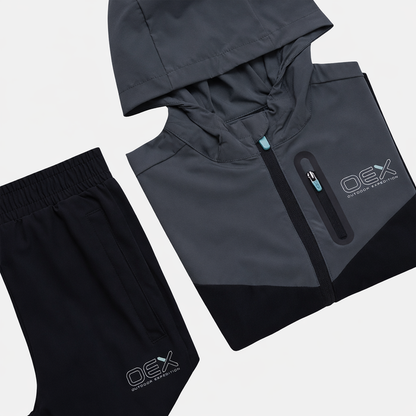OEX Junior Fell Tracksuit - Charcoal/Black