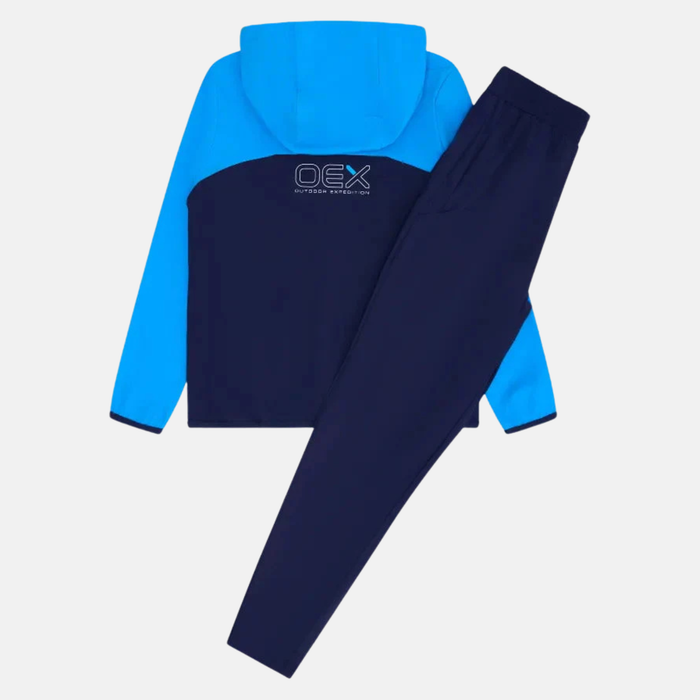 OEX Junior Fell Tracksuit - Navy/Azure
