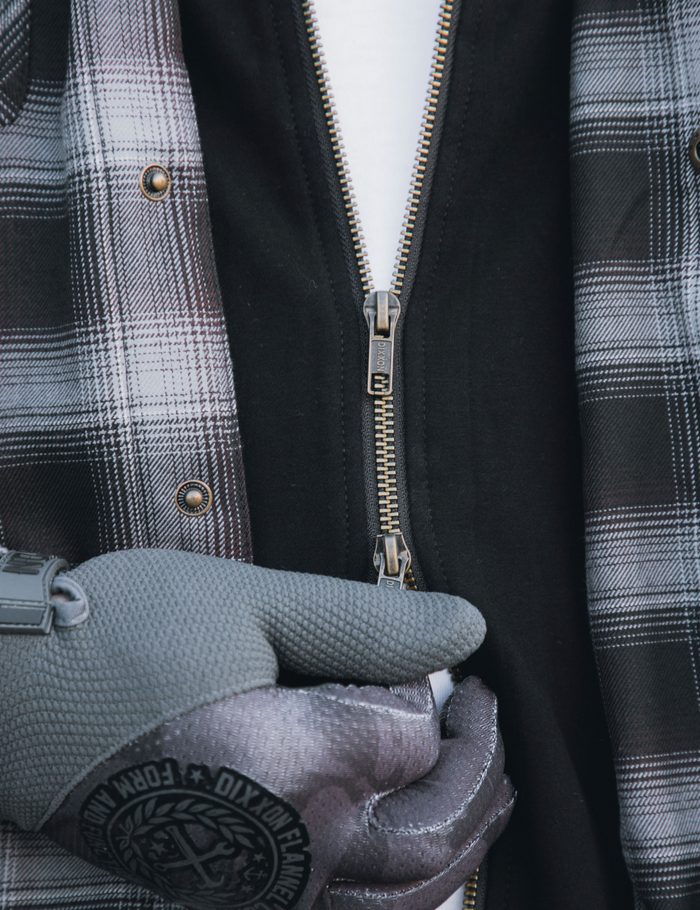 Old Fashioned Youth Hooded Flannel Jacket