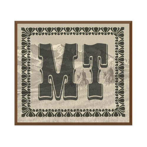 Old West Alphabet 3 Wall Art