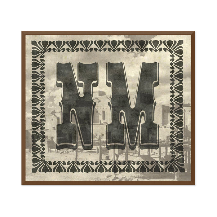 Old West Alphabet 4 Wall Art